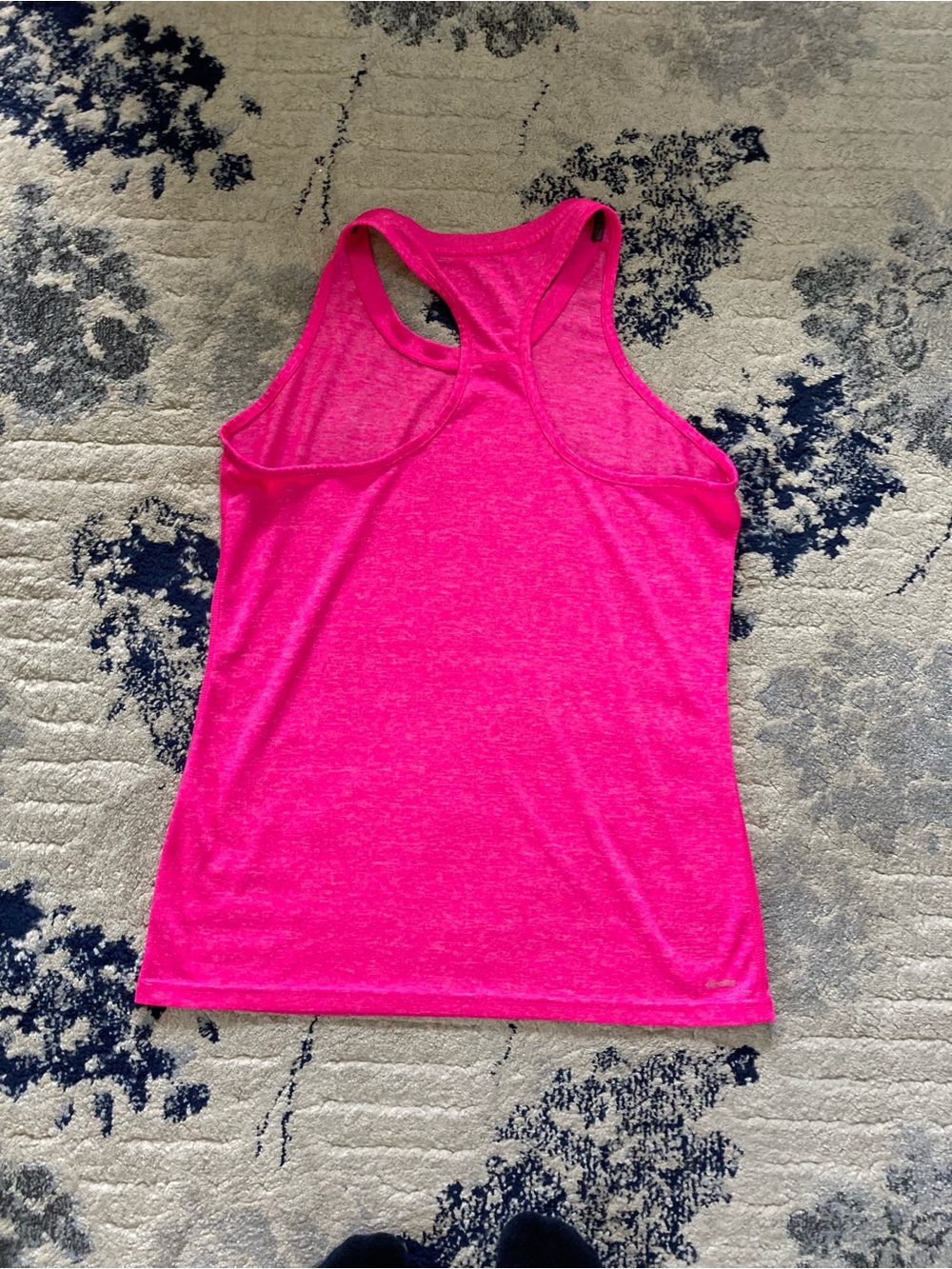 Adidas Bright Hot Pink Racerback Performance Tank - Picture 2 of 5